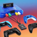 Gamepad Wireless Adapter Portable Multiplayer Wireless Controller Adapter Accessories Gamepad Converter Adapter for N64 Console