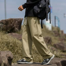 Outdoor Soft Climbing 100% Cotton Pants Trendy Men Autumn High End Sports Trousers Hiking Mountain  Casual Versatile Solid Pants