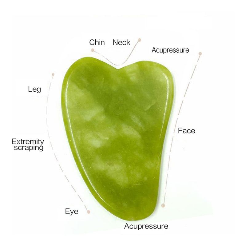 Natural Jade Face Massager Gua Sha Stone Face  Guasha Masaje Facial Board Acupoint Eye Care SPA Massager Tool massage visage