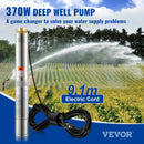 SucceBuy Deep Well Submersible Pump 370W/750W/1100W/1500W/2200W 230V 50Hz Stainless Steel Water Pumps for Industrial Irrigation