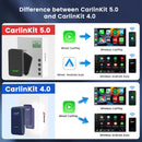 CarlinKit 5.0 4.0 3.0 Apple CarPlay Wireless Dongle Activator For Audi Porshe Benz VW Volvo Toyota IOS16 Plug &Play MP4 MP5 Play