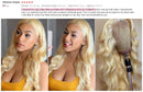 613 Blonde Body Wave 13x6 HD Transparent Lace Front Wigs 40 46 Inch 200 Density Brazilian Human Hair Pre Plucked For Black Women