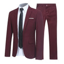 2026 Men's Business Casual Formal Dress Two-piece Suit Trendy Office Wedding Groom Suit Set Men Clothing Blazer Suits Pants Set