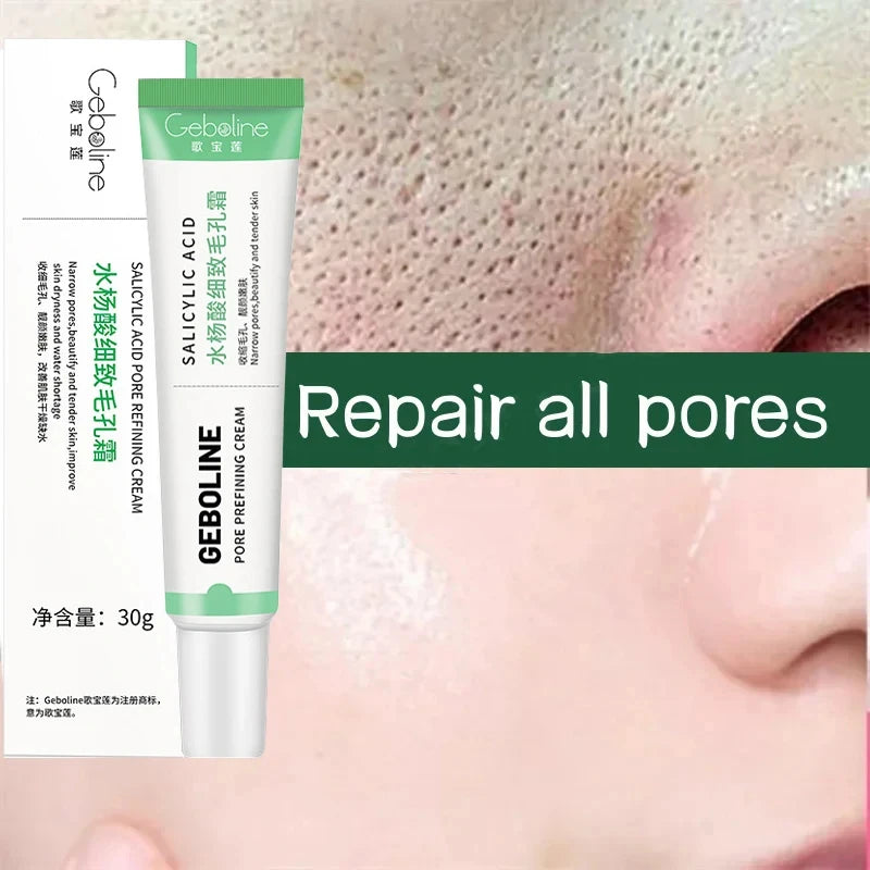 New Salicylic Acid Pore Shrinking Face Cream Reduces Pores Brightens Tightens Face Smoothes Hydrating Moisturizing Korea Skin