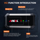 ANCEL X7 HD Heavy Duty Truck Diagnostic Tool TPMS DPF Regen ABS SAS ECU Oil Reset Full System OBD2 Truck Scanner 24V/12V Cars