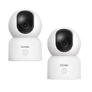 ZOSI 360° Smart Home Security Camera PTZ Auto Tracking Baby Monitor AI Panoramic HD Night Vision Indoor WiFi Surveillance Camera