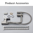 Filtered Kitchen Sink Faucet Pure Water Tap Spout 2 Models Spout Deck Mount Single Handle Cold Hot Water Mixer Washing Tub Crane