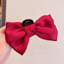 Solid Color Double Side For Women Girl Elegant Ponytail Braid Claw Clip Sweet Shark Crab Party Hair Accessories Trendy