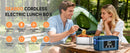 Cordless Electric Lunch Box,1.4L 24000mAh Rechargeable Heated Lunch Box with Ice Crystal Box,24 Hours Self Heating Lunchbox