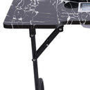 Portable Nail Table for Technicians w/ Folding Function Manicure Desk for Both Salon and Home w/ Dust Collector Fan