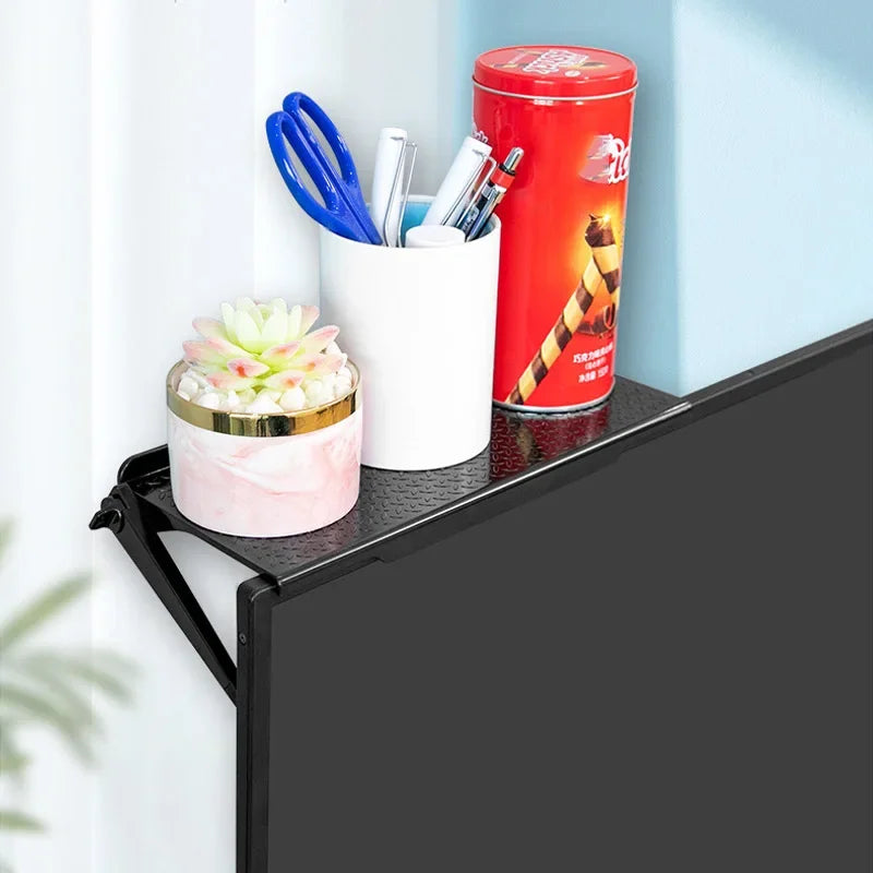 Adjustable TV Screen Top Storage Shelf Rack Holder Computer Monitor Desktop Stand TV Rack Display Shelf Storage Rack