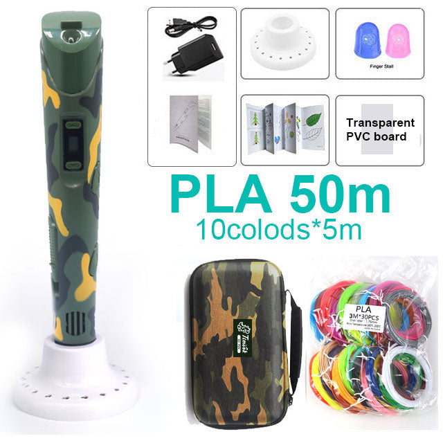 3D Pen 3D For Kids With 20/30 Colors PLA Filament ,3D Printing Pen, 3D Creative Toy Children&