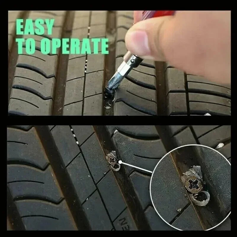 100/10 Tire Puncture Repair Nails for Car Motorcycle Scooter Bike Vacuum Tyre Repairing Rubber Metal Nail Set Tire Accessories n