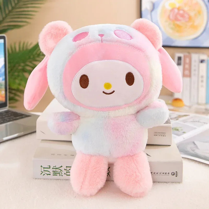 Sanrio Hello Kitty Kuromi Melody Cinnamoroll Stuffed Toys Kawaii Baby Gifts Christmas Stuffed Toys Children Dolls for Kids