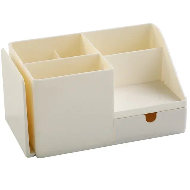 Desk Stretchable Box Office Organizer Bins Storage Holder Desktop Pencil Pen Sundries Stationery Office School Supplies