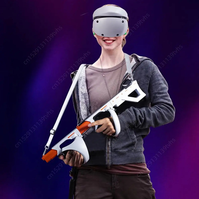 For Sony PlayStation VR2 Controller Holster Handle Toch Controller Grip Shooter Magnetic Gun Stock VR Controller Case for PSVR2