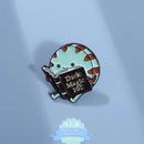 Dark Magic 101 Enamel Pin Cartoon Hobbies For Reading Cute Adventure Time Brooch Lapel Backpack Badge Jewelry Gift For Friends