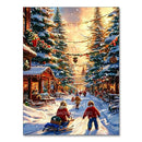 5D DIY Diamond Painting Milu Deer Full Diamond Mosaic Embroidery Christmas Scene Cross Stitch Art Home Decor New Arrivals