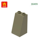 Wange 34Pcs/Lot 30499 2x2x3 Slope Building Block Moc Accessories Compatible with Brick DIY Construction Children Toys Gift Box