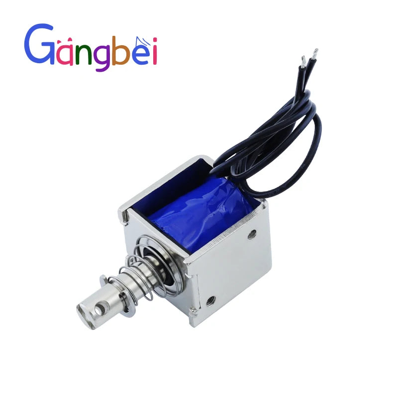 gangbei-0826B Wholesale Pull Type Linear Solenoid Electromagnet JF-0826B DC 6V 12V 24V 350mA Force 20N travel 10mm