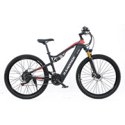 The Range Architect | YG90 1000W Full-Suspension Electric Bicycle, 48V 17Ah
