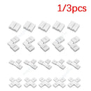 2/4/5PIN LED Strip Connector Solderless L/T/X Shape Corner 8/10/12mm Terminals for WS2811 WS2812 3528 5050 RGB LED Strip Light