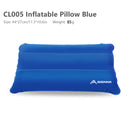 BISINNA Inflatable Pillow,Portable Camping Neck Pillow,Compressible Folding Flocking Air Cushion for Sleeping Travel Hiking