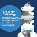 ALTHY Wasserstoffwasser-Krug-Generator-Maschine, Kanne, Flasche, SPE & PEM Technologie. Ausgewogenes gereinigtes Wasser, pH-Wert, Calciumsulfitfilter