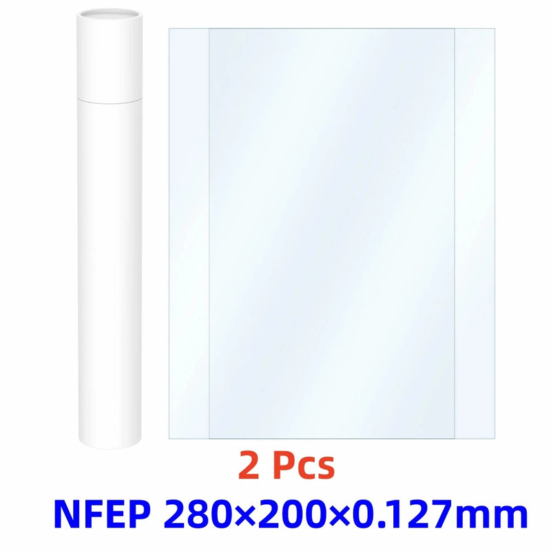 Nfep Film 280x200x0.127mm PFA Film For CREALITY HALOT PLAY LD006 HALOT SKY 2022 HALOT RAY HALOT LITE 3D Printer Parts