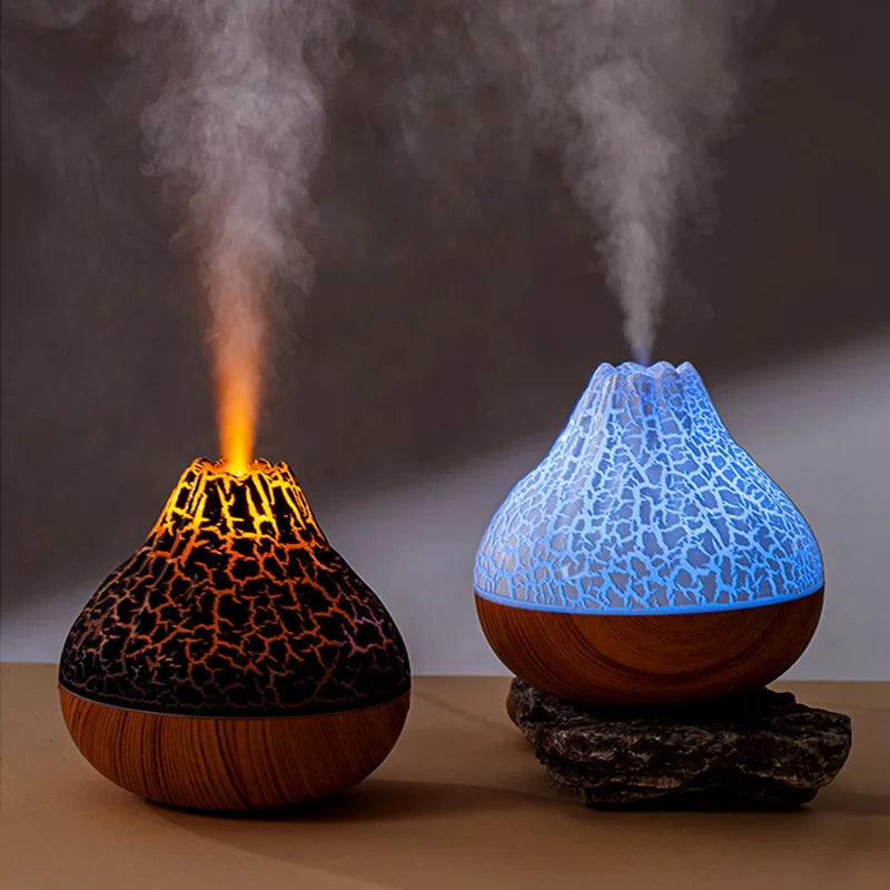 Volcano Humidifier Household Desktop Small Water Supplement Spray Air Humidification Usb Portable Night Light