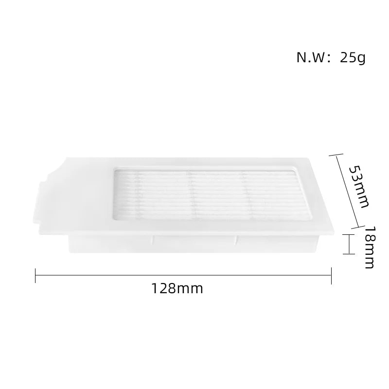 Compatible For ECOVACS T10 PLUS / X1 PLUS Replacement Spare Parts Accessories Main Side Brush Hepa Filter Mop Cloth Dust Bag