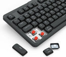 Redragon K706 PRO 75% Wireless Gasket RGB Gaming 3-Modes 82 Keys Low-Profile Linear Red Switch Keyboard