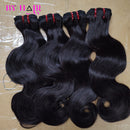 BY 18 20 22 Zoll 16A Double Drawn Body Wave Echthaar-Bundles, rohes, unbehandeltes vietnamesisches Echthaar, voll und dick, Haarverlängerungen für Frauen