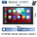 Android 13 Autoradio 2 Din Multimedia-Videoplayer Carplay Android Auto Universal 7 Zoll 2 Din Android Navigation Autoradio Stereoanlage