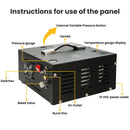 TUXING TXES061 Air Compressor PCP 4500Psi 300Bar High Pressure Electric Pump Built-in transformer For Paintball, Hunting, Diving