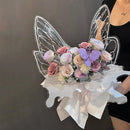 20Pcs Butterfly Wing Shaped Flower Wrapping Paper Creative Diy Crafts Flowers Packaging Paper Wedding Birthday Party Supplies