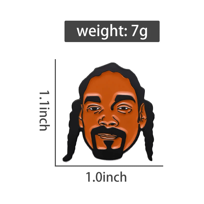 Rock Hip Hop Enamel Pins Custom Art Music Lovers Brooches Lapel Badges Punk Jewelry Gift for Friends