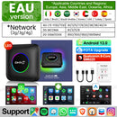 8G+128G Carlinkit CarPlay Ai Box LED Android 13 Wireless Android Auto CarPlay Video TV Box For VW Ford Kia Toyota Honda Benz BYD