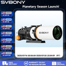 Svbony SV503 Astro telescope 70/80/102ED Extra Low Dispersion Achromatic Refractor OTA  For Exceptional Viewing Astrophotography