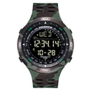 Compass watch multifunctional men military watch multifunctional digital sports wristwatch fixed point return pedometer calories