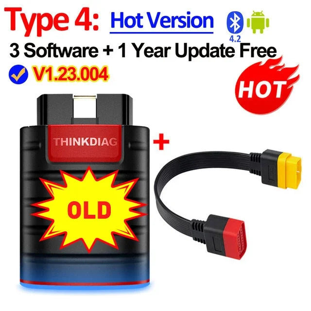 THINKCAR Thinkdiag Bidirectional Full Software Free OBD2 Scanner Diagnostic Tool