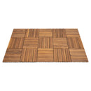 The Terrace Weave | 36-Piece Interlocking WPC Patio Deck Tile System