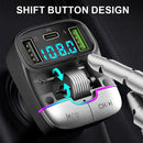 Bluetooth 5.3 Fm Transmitter Wireless Dual USB PD Adapter MP3 Player 3.1A Fast Charger Car Accessories