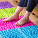 6 Pcs  Foot Massager Durable Reflexology Foot Massage Pad Toe Pressure Blood Circulation Plate Mat  Walking Yoga Mats Pad