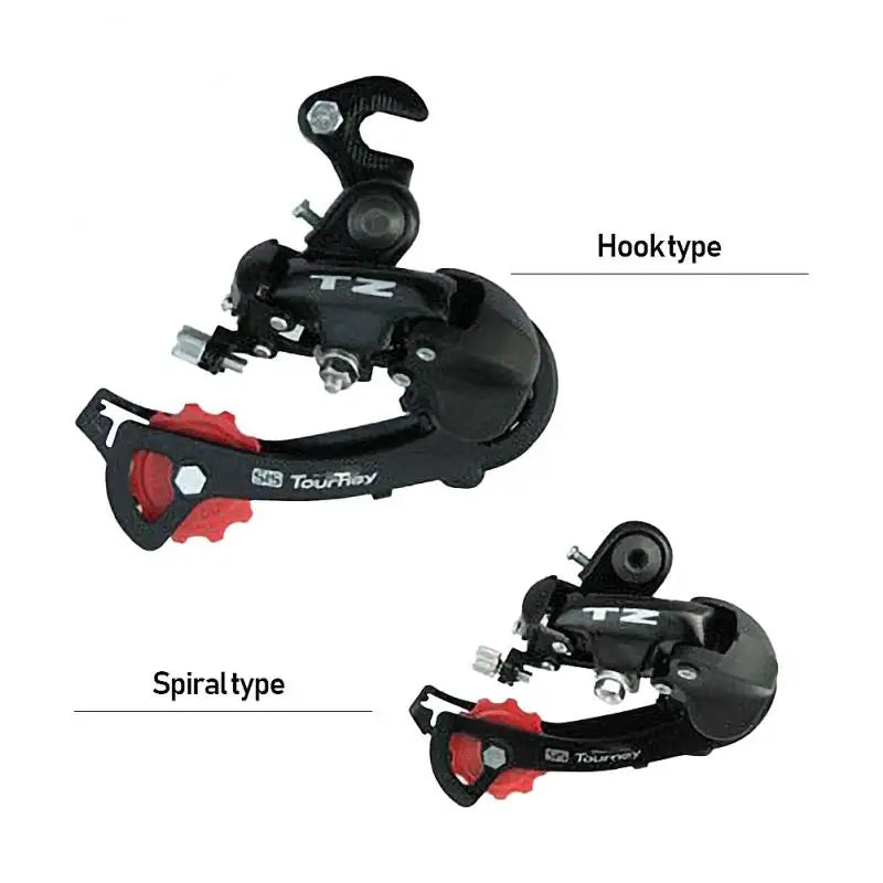 Mountain Bike TZ-50 Rear Dial Eye Dial Bicycle Accessorie Derailleur 6 7 Speed MTB Bike Mountain Bicycle Derailleur Transmission