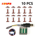 10PCS 0.8mm Pin RGB LED Building Blocks USB Lamp DIY Street Light City Electric Decorate 1X1 Brick Compatible All Brands