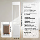 The Threshold | Adjustable Sliding Glass Pet Door with Tempered Aluminum Frame