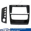 Autoradioblende 9 Zoll Rahmen Audio Einbauadapter Armaturenbrett-Verkleidungssätze für VW Golf G6/Voyage/Saveiro 2008-2012 Doppel-DIN-Radioplayer