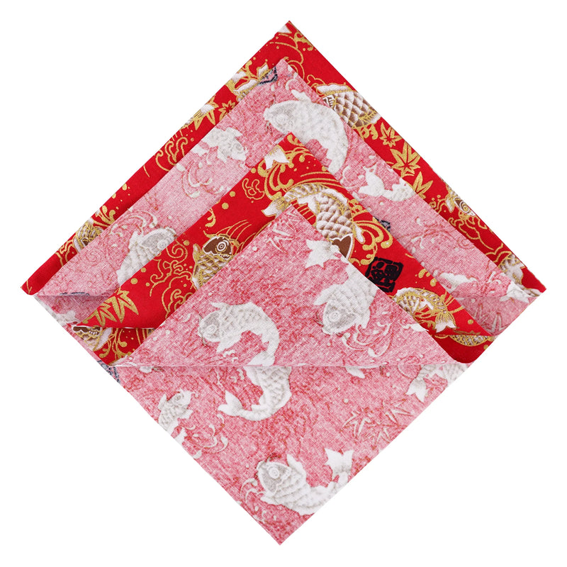 5PCS 25 x 25cm/50 x 50cm Squares Cotton Craft Japanese Fabric Cloths for DIY Bundle Patchwork Quilting Sewing Artcraft