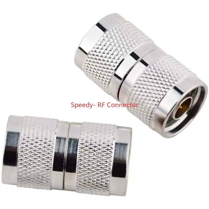 2Pcs L16 N Type Male Plug To N Male Plug Straight Connector N Male To N Male Double RF Adapter Coax Fast Delivery High Quality